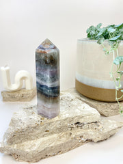 Rainbow fluorite Tower crystals Sydney Australia